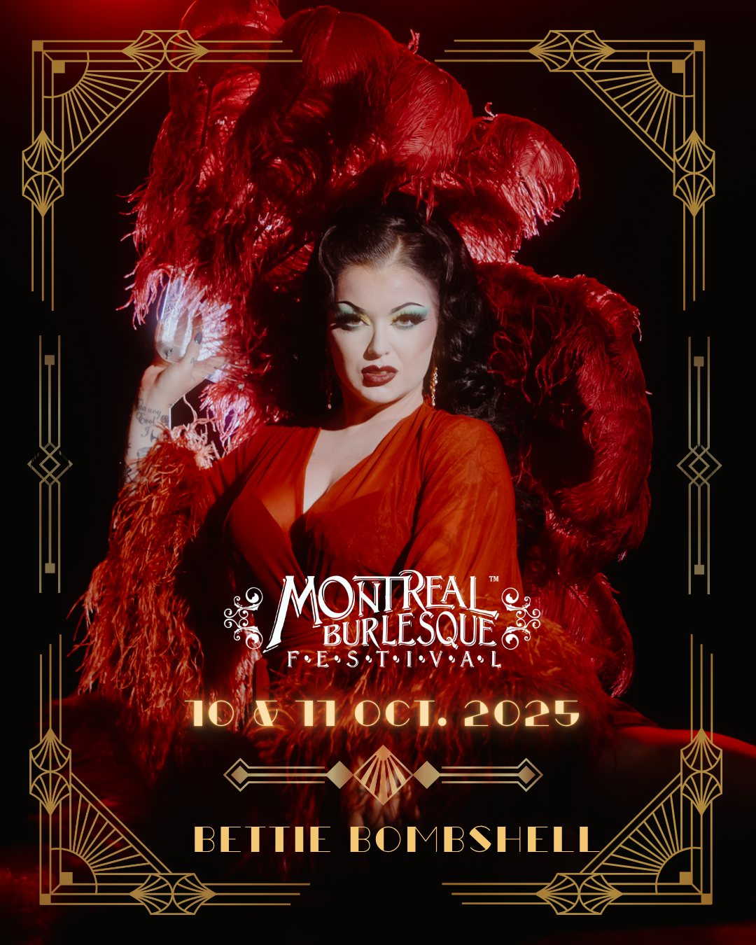 Annonce de notre tête d’affiche – Bettie Bombshell!